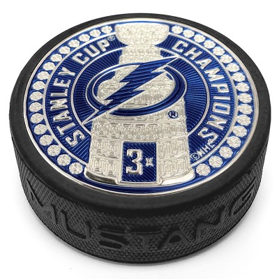 Шайба Tampa Bay Lightning 3-Time Stanley Cup Champions 3 Dynasty Trimflexx