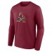Футболка с длинным рукавом Arizona Coyotes Primary Logo - Garnet