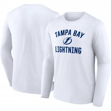 Tampa Bay Lightning Team Victory Arch Long Sleeve T-Shirt - White