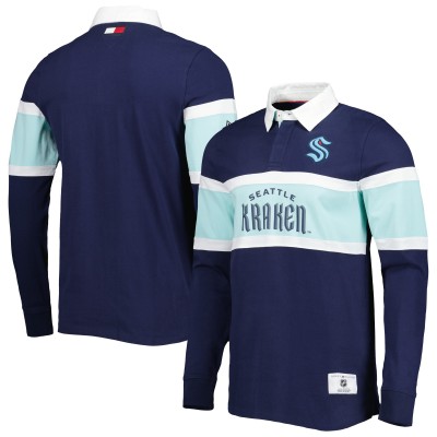 Футболка с длинным рукавом Seattle Kraken Tommy Hilfiger Martin Rugby - Deep Sea Blue