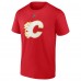 Calgary Flames Matthew Tkachuk Fanatics Red Authentic Stack Name & Number T-Shirt