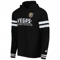 Vegas Golden Knights Starter Offense Long Sleeve Hoodie T-Shirt - Black