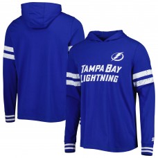 Tampa Bay Lightning Starter Offense Long Sleeve Hoodie T-Shirt - Blue