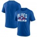 St. Louis Blues Blue Badge of Honor Tri-Blend T-Shirt