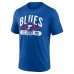 St. Louis Blues Blue Badge of Honor Tri-Blend T-Shirt