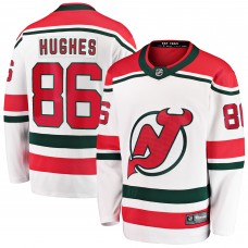 Jack Hughes New Jersey Devils 2022/23 Heritage Premier Breakaway Jersey - White