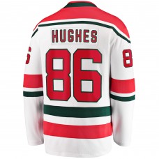 Jack Hughes New Jersey Devils 2022/23 Heritage Premier Breakaway Jersey - White