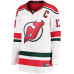 Женская джерси New Devils Nico Hischier Fanatics White Alternate Breakaway
