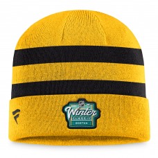 Boston Bruins 2023 Winter Classic Team Knit Hat - Gold/Black