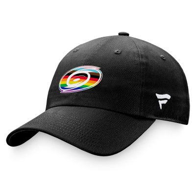 Бейсболка Carolina Hurricanes Fanatics Black Team Logo Pride