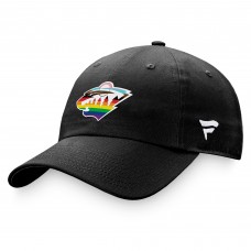 Бейсболка Minnesota Wild Team Logo Pride - Black