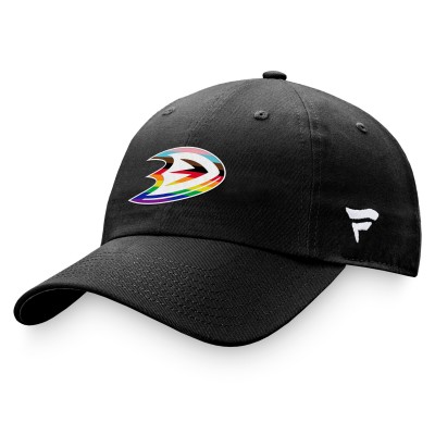 Бейсболка Anaheim Ducks Fanatics Black Team Logo Pride