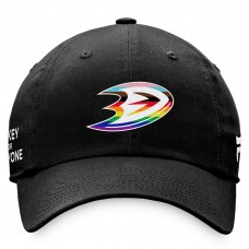Anaheim Ducks Team Logo Pride Adjustable Hat - Black