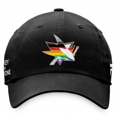 Бейсболка San Jose Sharks Team Logo Pride - Black