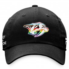 Бейсболка Nashville Predators Fanatics Black Team Logo Pride