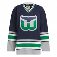 Hartford Whalers adidas Team Classic Jersey - Navy