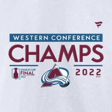 Футболка Colorado Avalanche 2022 Western Conference Champions Locker Room - White