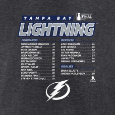 Футболка Tampa Bay Lightning 2022 Stanley Cup Final Own Goal Roster - Heathered Charcoal