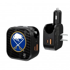 Buffalo Sabres Team Logo Dual Port USB Car & Home Charger