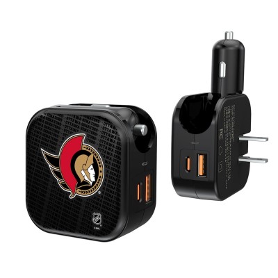 Блок питания Ottawa Senators Team Logo Dual Port USB