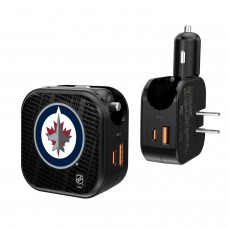 Блок питания Winnipeg Jets Team Logo Dual Port USB
