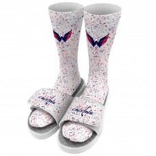 Носки и шлепки Washington Capitals ISlide Speckle - White