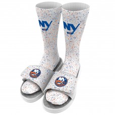 Носки и шлепки New York Islanders ISlide Speckle - White