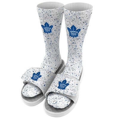 Носки и шлепки Toronto Maple Leafs ISlide Speckle - White