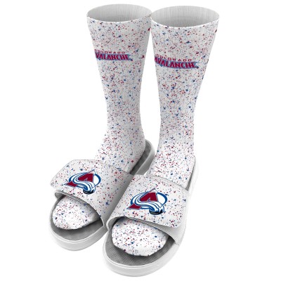 Носки и тапочки Colorado Avalanche ISlide Youth Speckle - White