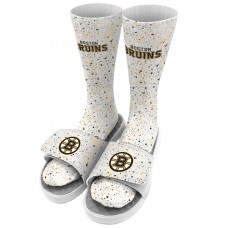 Носки и тапочки Boston Bruins ISlide Youth Speckle - White