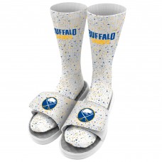 Носки и шлепки Buffalo Sabres ISlide Youth Speckle - White