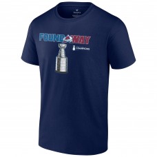 Colorado Avalanche 2022 Stanley Cup Champions Celebration T-Shirt - Navy