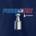 Футболка Colorado Avalanche 2022 Stanley Cup Champions Celebration - Navy