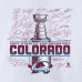 Colorado Avalanche 2022 Stanley Cup Champions Signature Roster T-Shirt - White