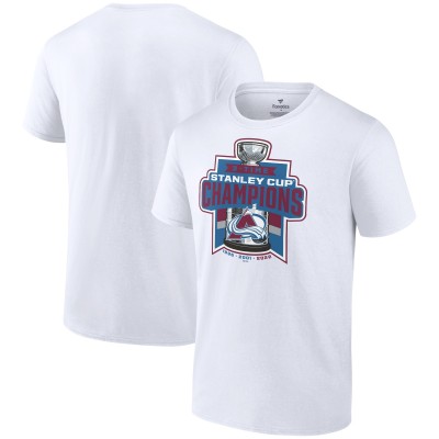 Футболка Colorado Avalanche 3-Time Stanley Cup Champions - White