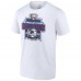 Футболка Colorado Avalanche 3-Time Stanley Cup Champions - White