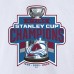 Футболка Colorado Avalanche 3-Time Stanley Cup Champions - White