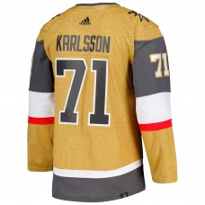 Игровая джерси William Karlsson Vegas Golden Knights adidas Primegreen Authentic Pro - Gold