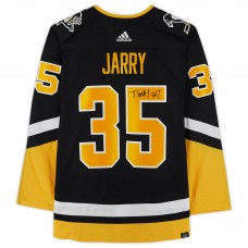 Autographed Pittsburgh Penguins Tristan Jarry Fanatics Authentic Black Alternate adidas Authentic Jersey Autographed Pittsburgh Penguins Tristan Jarry Fanatics Authentic Black Alternate adidas Authentic Jersey