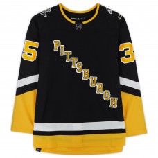 Autographed Pittsburgh Penguins Tristan Jarry Fanatics Authentic Black Alternate adidas Authentic Jersey Autographed Pittsburgh Penguins Tristan Jarry Fanatics Authentic Black Alternate adidas Authentic Jersey