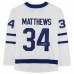 Игровая джерси Autographed Toronto Maple Leafs Auston Matthews Fanatics Authentic White Fanatics Breakaway