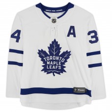 Игровая джерси Autographed Toronto Maple Leafs Auston Matthews Fanatics Authentic White Fanatics Breakaway