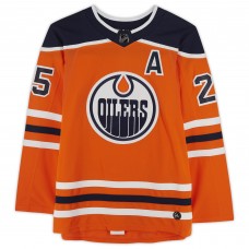 Игровая джерси Autographed Edmonton Oilers Darnell Nurse Fanatics Authentic Orange adidas Authentic