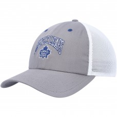 Toronto Maple Leafs adidas Tonal Slouch Trucker Adjustable Hat - Gray/White