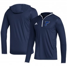Кофта на короткой молнии St. Louis Blues adidas Team - Navy