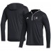 Кофта на короткой молнии Philadelphia Flyers adidas Team - Black