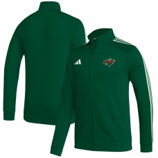 Minnesota Wild adidas Raglan Full-Zip Track Jacket - Green