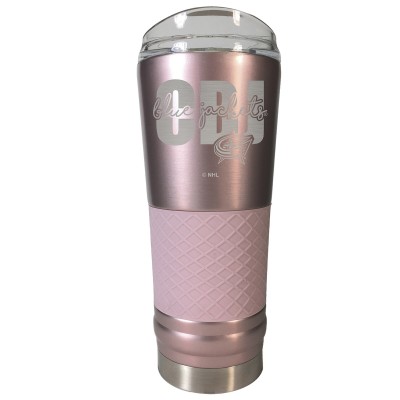 Columbus Blue Jackets 24oz. Draft Rose Gold Tumbler
