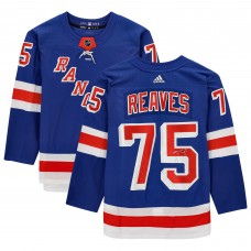 Autographed New York Rangers Ryan Reaves Fanatics Authentic Blue adidas Authentic Jersey Autographed New York Rangers Ryan Reaves Fanatics Authentic Blue adidas Authentic Jersey