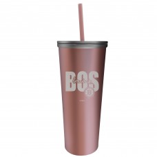 Boston Bruins 18oz. Skinny Rose Gold Tumbler